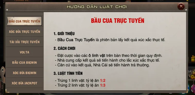 Bầu Cua Live Tại Gem88 Trò Chơi Dân Gian Đẳng Cấp Với Thưởng Cực Lớn