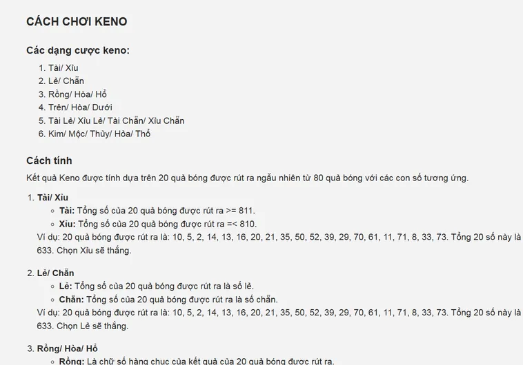 Keno Hiện Đại Tại Gem88 Trò Chơi Số Học Đẳng Cấp Với Thưởng Cực Lớn