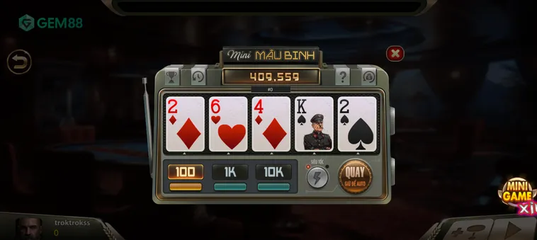 Mini Mậu Binh Tại Gem88 Game Bài Trí Tuệ Với Tỷ Lệ Ăn Thưởng Siêu Khủng