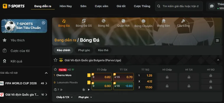 Thể Thao T Sports Tại Gem88 Sân Chơi Kèo Cược Đẳng Cấp Châu Á