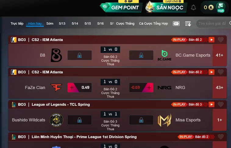 Thể Thao Esports Gem88 Đấu Trường Số Đỉnh Cao Với Tỷ Lệ Thưởng Cực Khủng