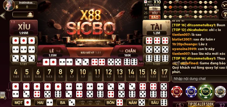 Sicbo X88 Tại Gem88 Trải Nghiệm Đẳng Cấp Cá Cược Thế Hệ Mới Bùng Nổ
